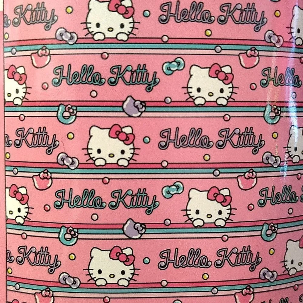 HELLO KITTY Printed Silk Touch Throw Blanket NWT Pink Bows 40x50